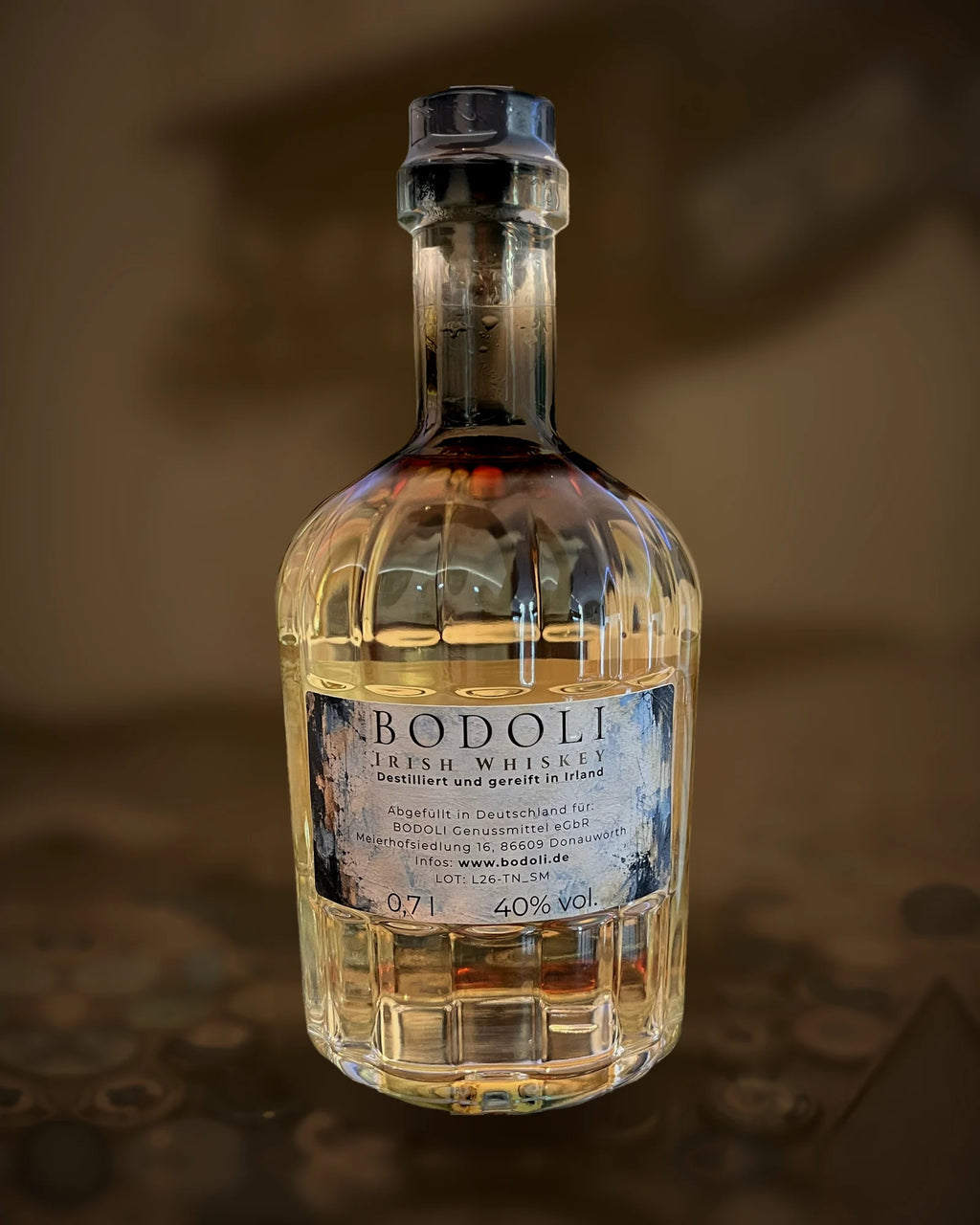 TÒRNAVAEL Sea of Moyle, Rückseite der Flasche